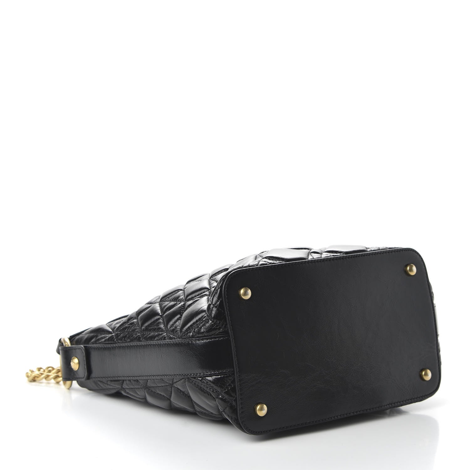 Chanel Glazed Calfskin Quilted State Of The Art Hobo Black 4 of 10