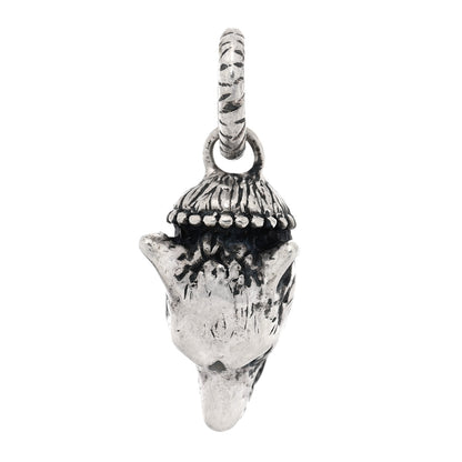 Gucci Sterling Silver Anger Forest Wolf Head Pendant 1 of 5