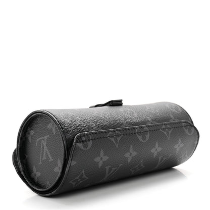 Louis Vuitton Monogram Eclipse 3 Watch Travel Case 3 of 10