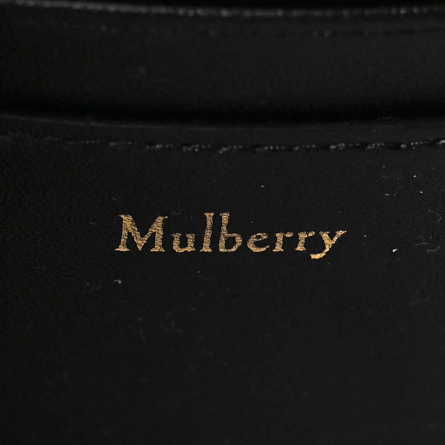 Heavy Grain Small Iris Tote Black