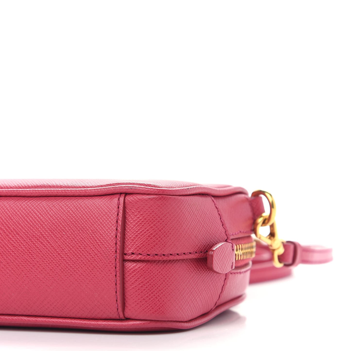 Saffiano Mini Camera Crossbody Bag Peonia