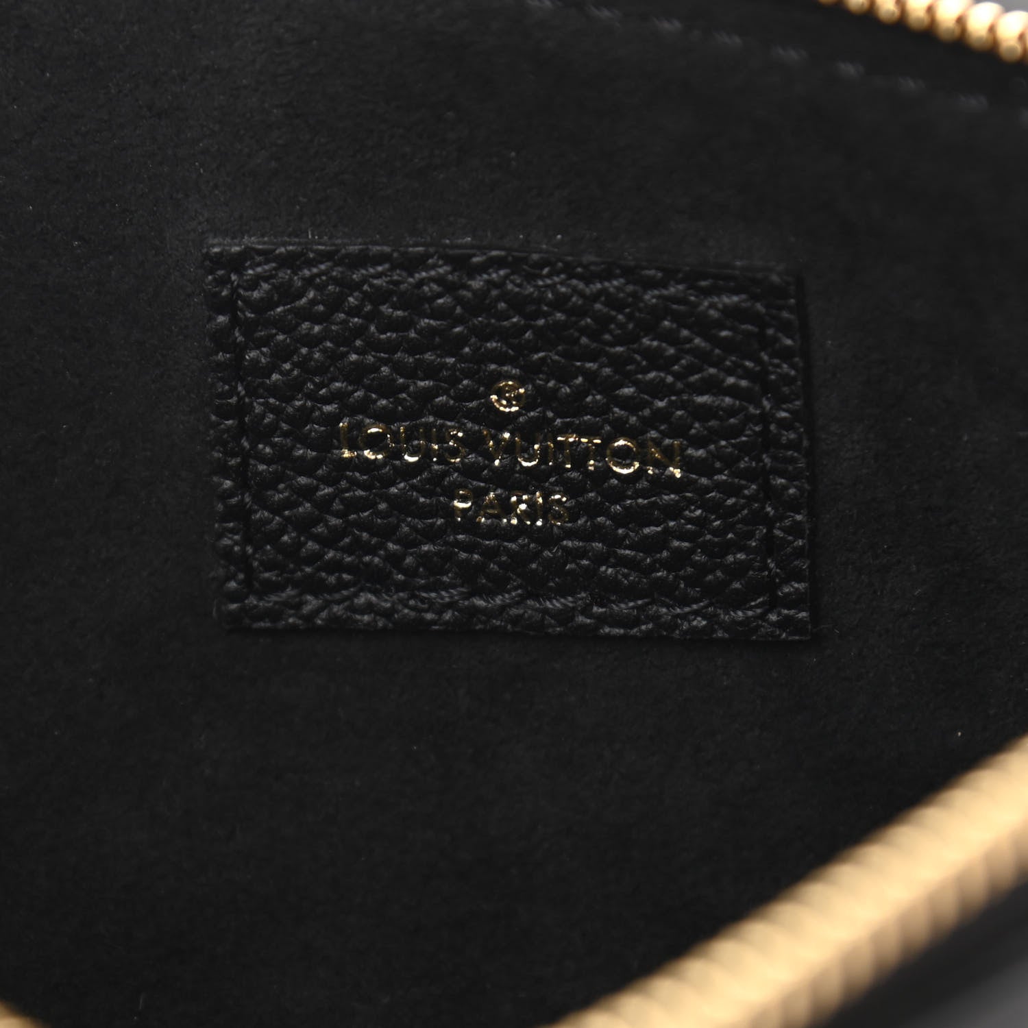 Louis Vuitton Empreinte Monogram Giant Multi Pochette Accessories Small Pochette Black 6 of 10
