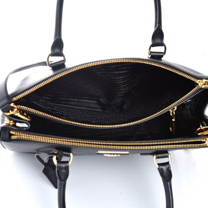 Prada Saffiano Medium Galleria Double Zip Tote Black 6 of 10