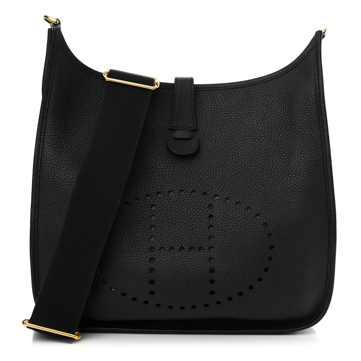 Hermes Taurillon Clemence Evelyne III GM Black 1 of 10