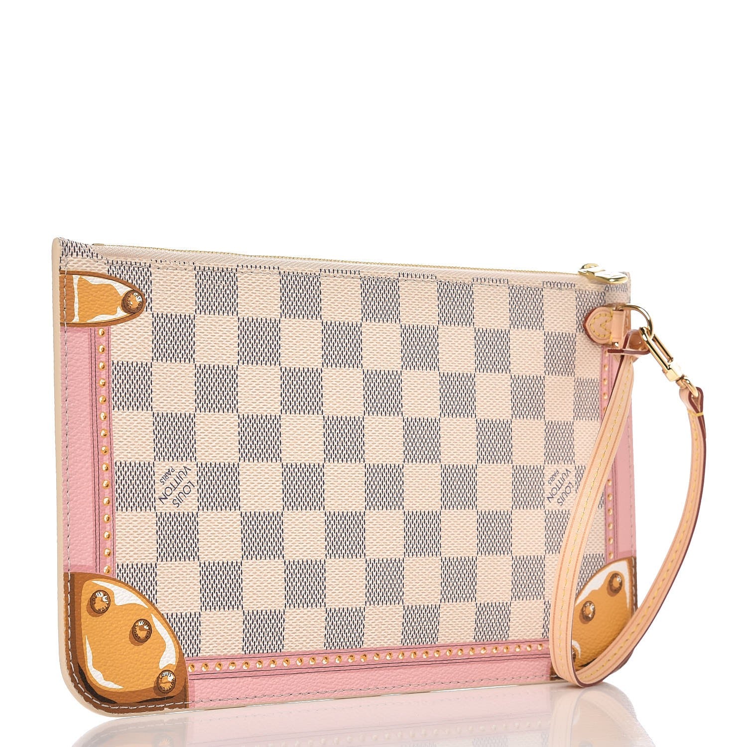 Louis Vuitton Damier Azur Summer Trunks MM GM Pochette 3 of 8