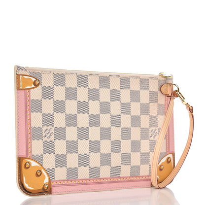 Louis Vuitton Damier Azur Summer Trunks MM GM Pochette 3 of 8