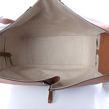 Loewe Calfskin Small Hammock Shoulder Bag Steel Blue Tan 4 of 9