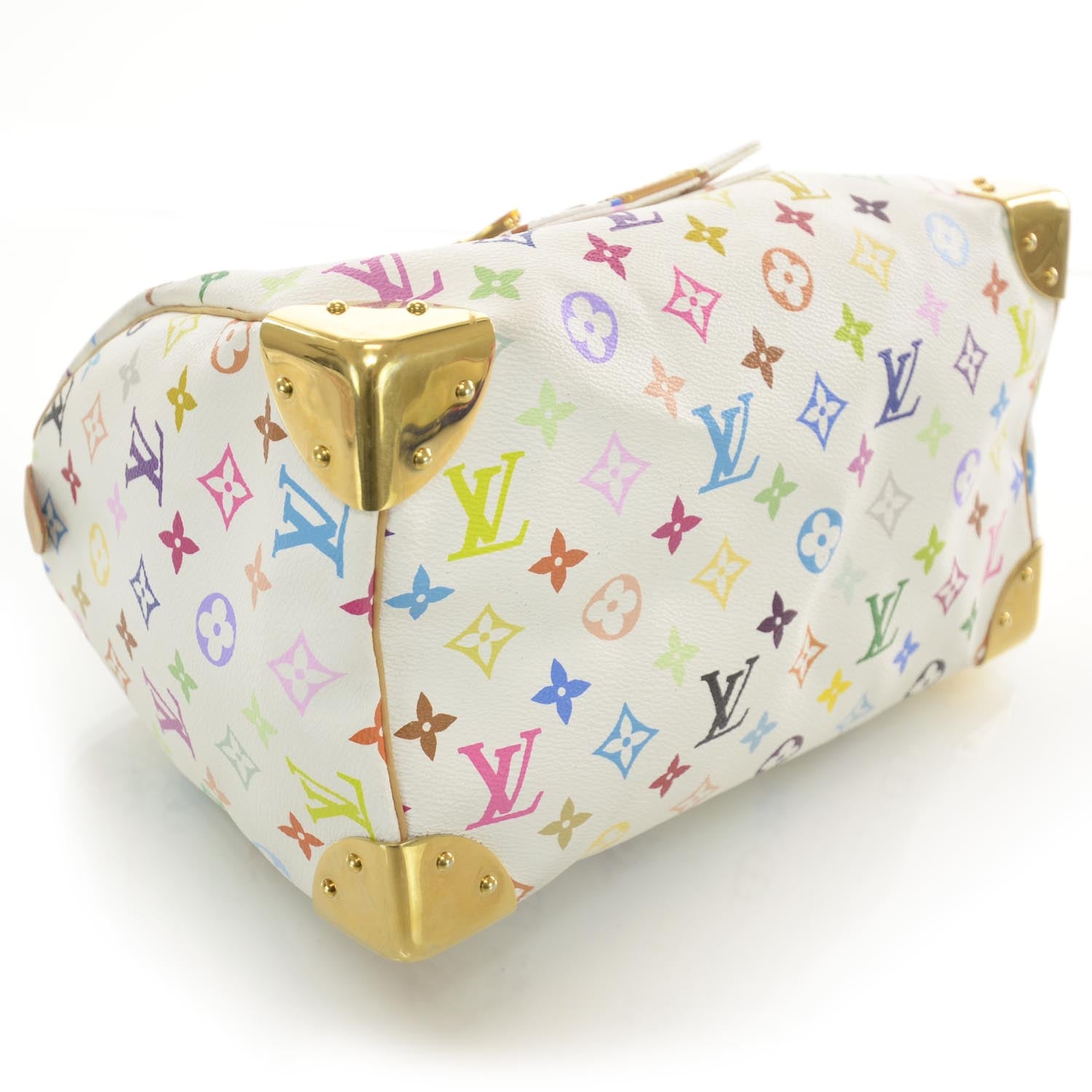 Louis Vuitton Monogram Multicolor Speedy 30 White 4 of 7