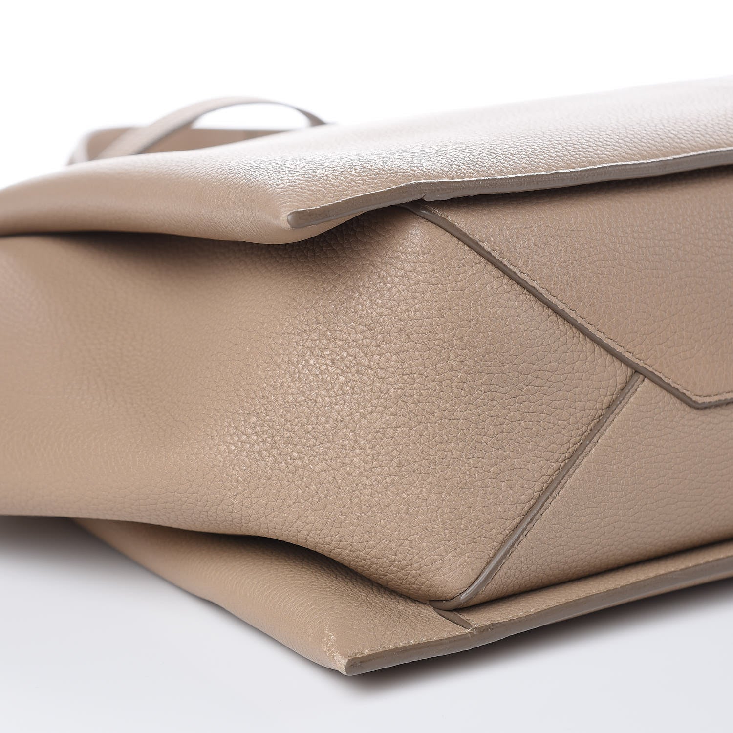 Celine Baby Grained Calfskin Medium Tri-Fold Bag Light Taupe 9 of 12