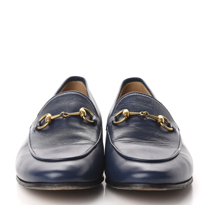 Gucci Malaga Kid Womens Jordaan Loafers 37 Blue Agata 2 of 8