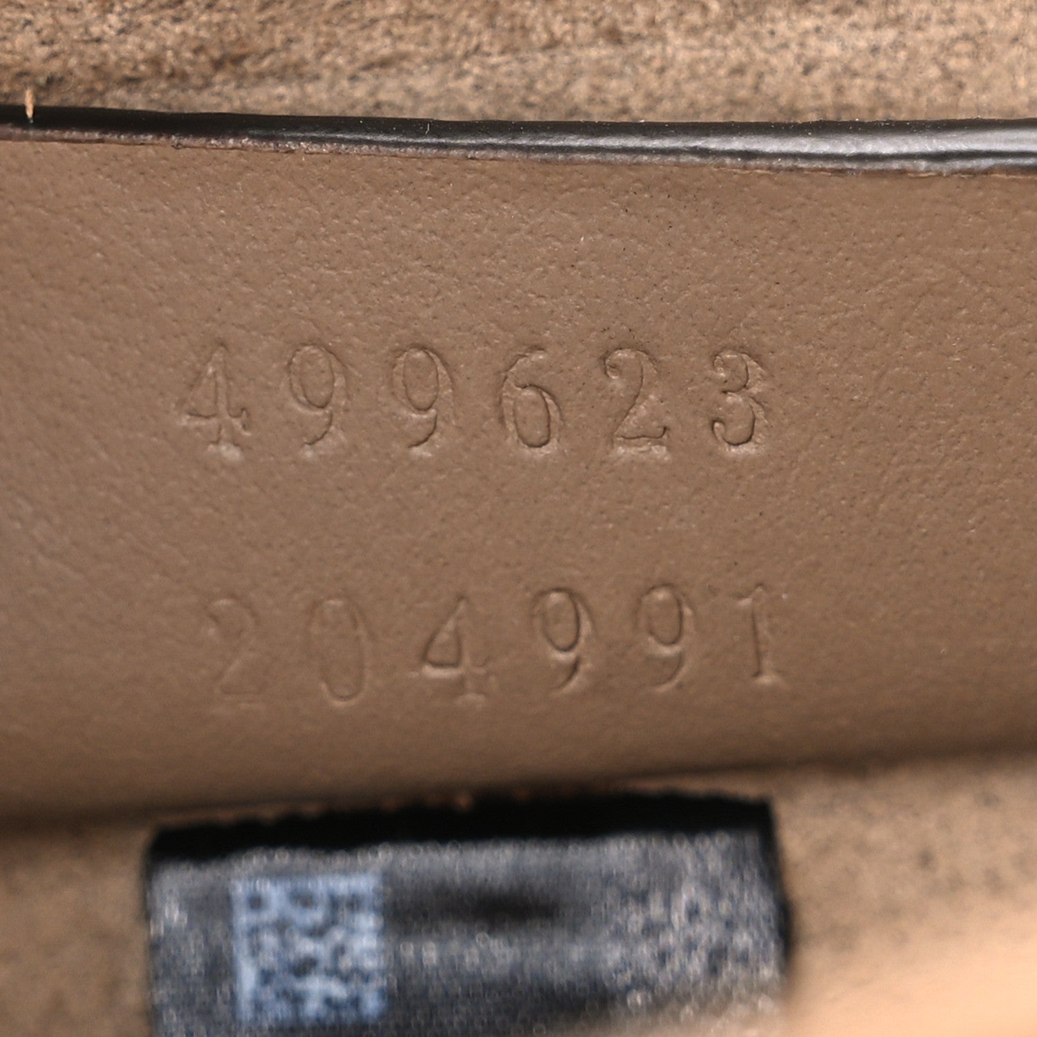 Gucci GG Supreme Monogram Suede Crystal Small Dionysus Shoulder Bag Beige Ebony Taupe 7 of 10