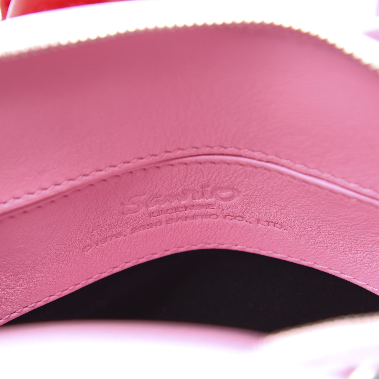 Calfskin Hello Kitty XXS Ville Top Handle Bag Pink