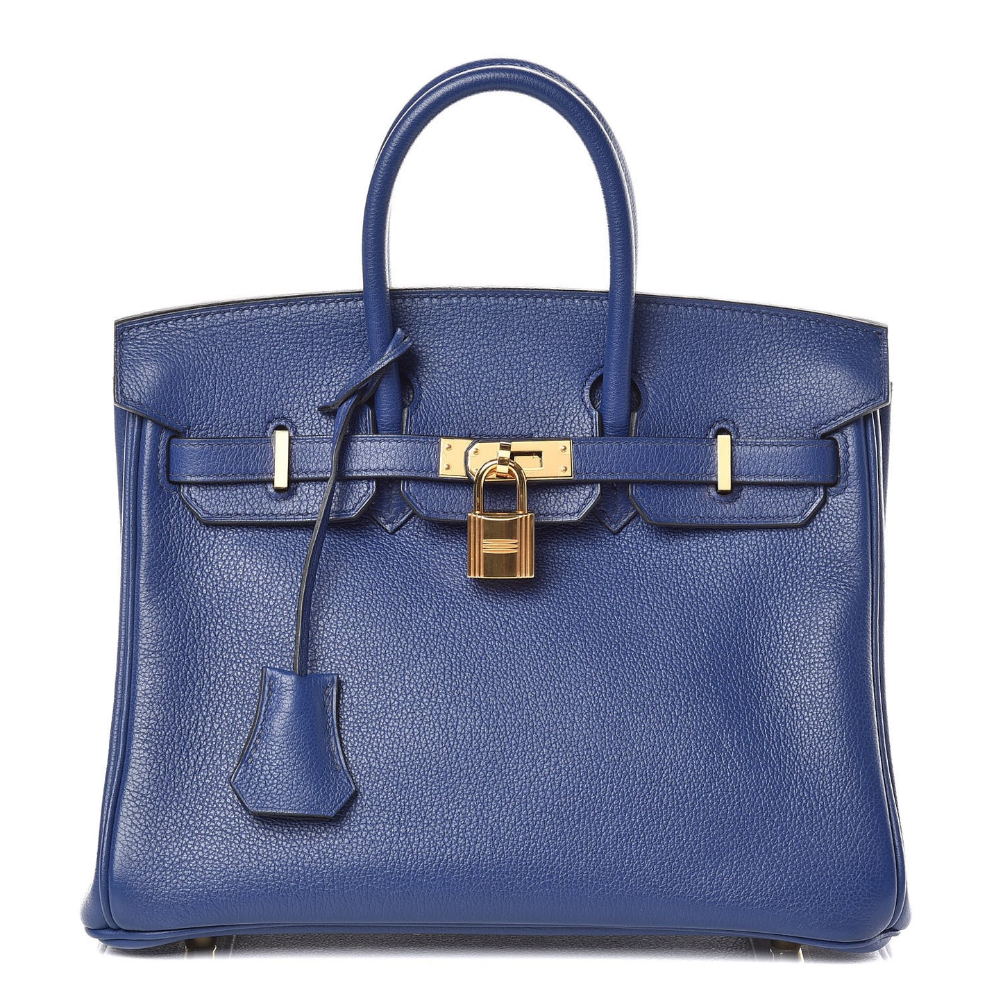 Taurillon Novillo Birkin 25 Bleu Saphir
