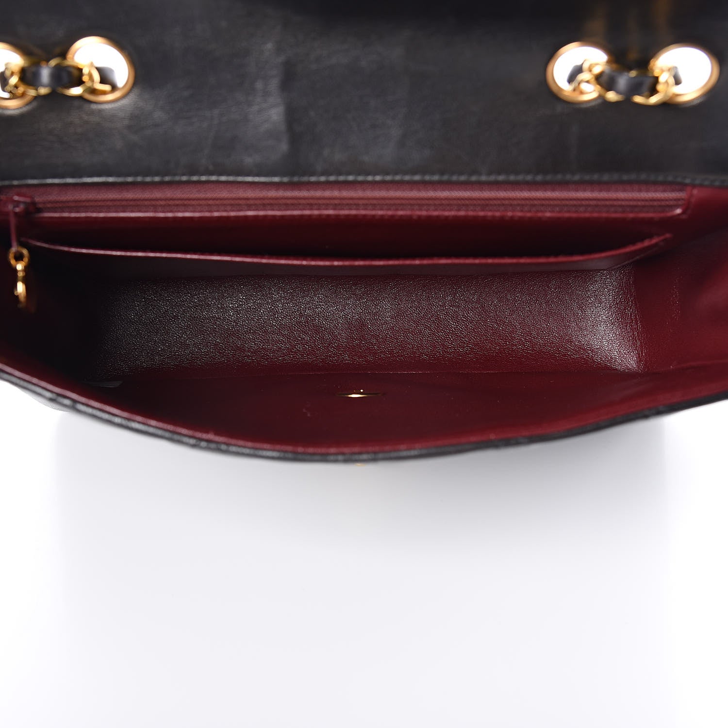 Chanel Lambskin Quilted Medium Single Flap Black 5 of 15