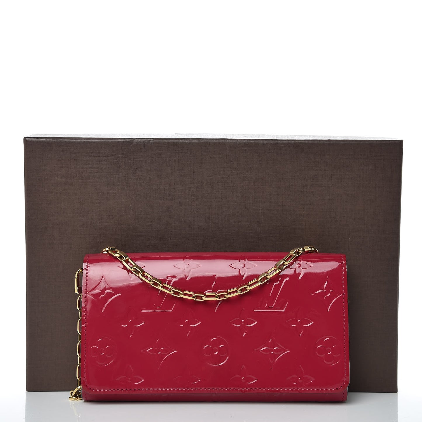 Vernis Chaine Wallet Rose Indien