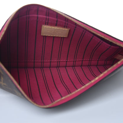 Louis Vuitton Monogram Neverfull MM GM Pochette Pivoine 5 of 13