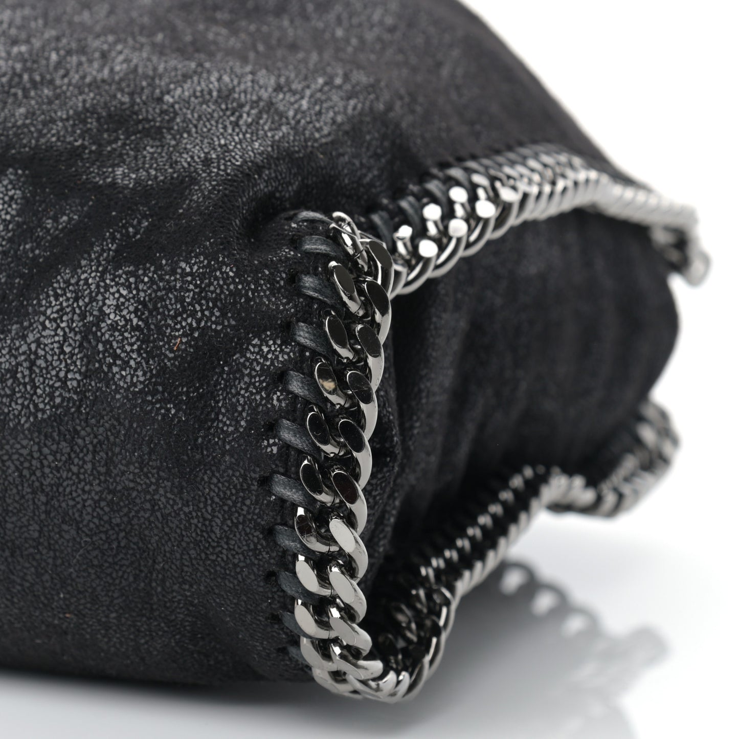 Shaggy Deer Small Falabella Tote Black