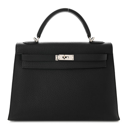 Hermes Fjord Kelly Sellier 32 Black 1 of 12