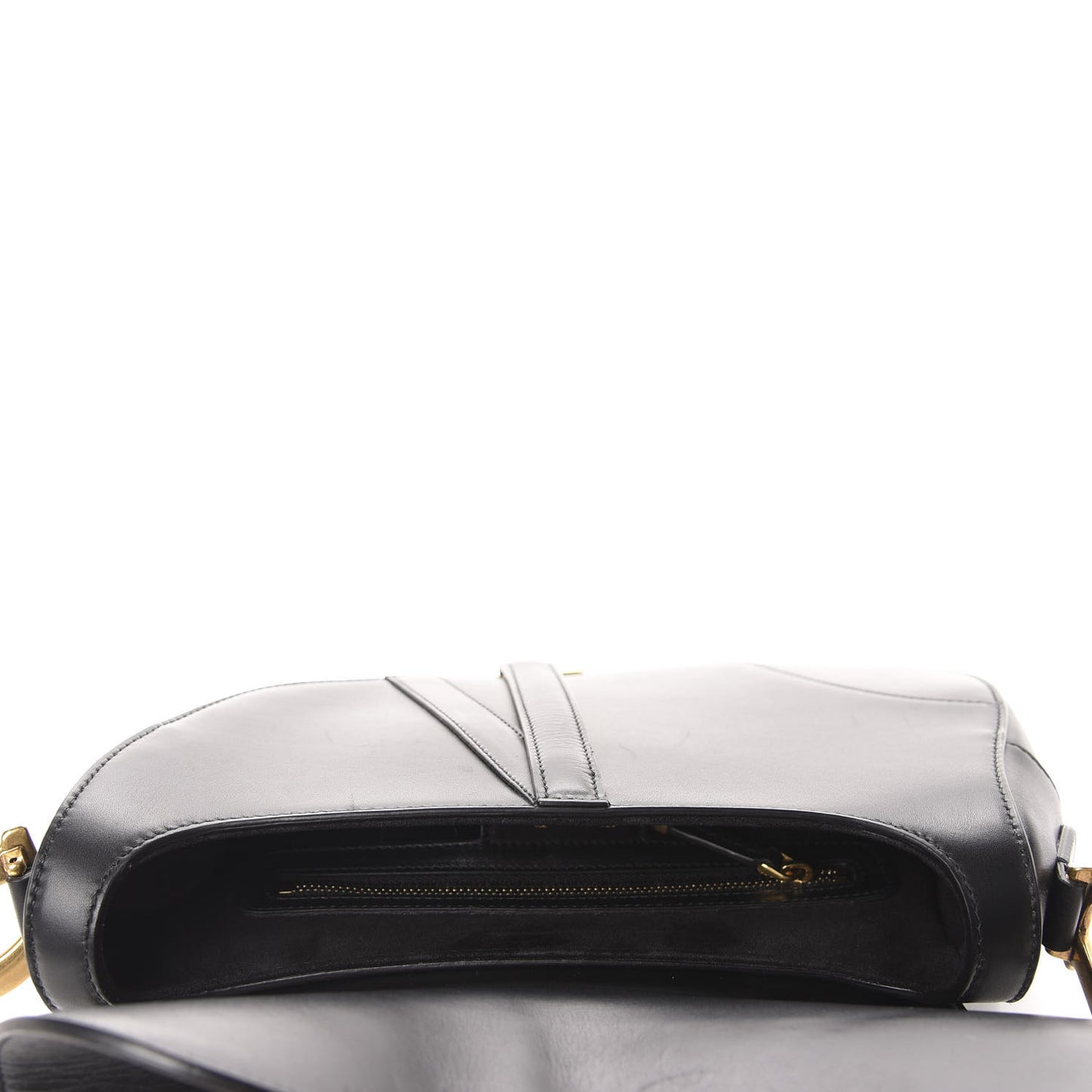 Calfskin Saddle Bag Black