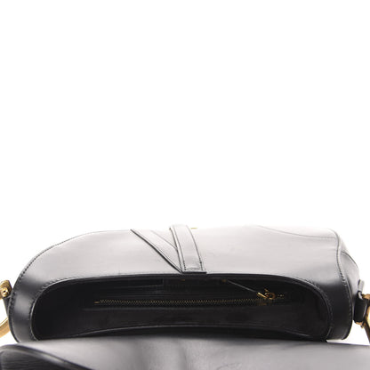 Christian Dior Calfskin Saddle Bag Black 5 of 11