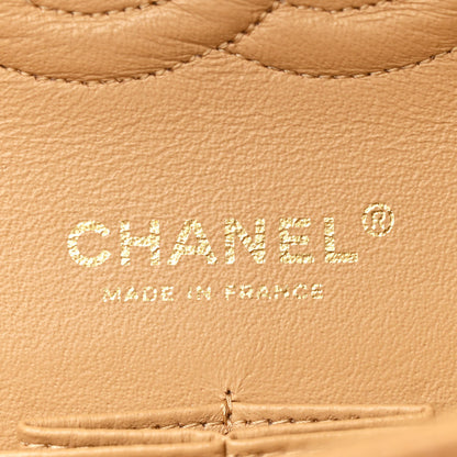 Chanel Caviar Quilted Medium Double Flap Beige 6 of 11