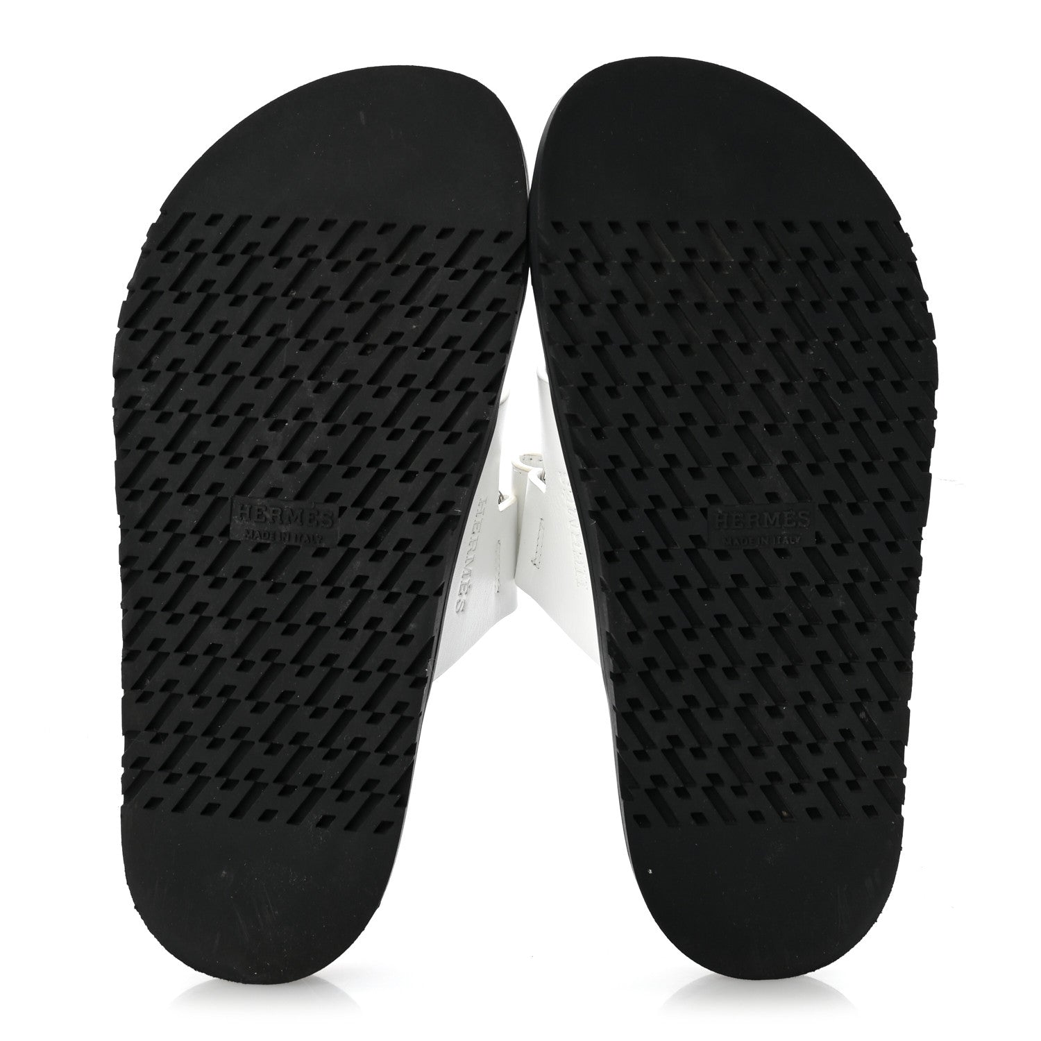 Hermes Calfskin Womens Chypre Sandals 36 White 6 of 10