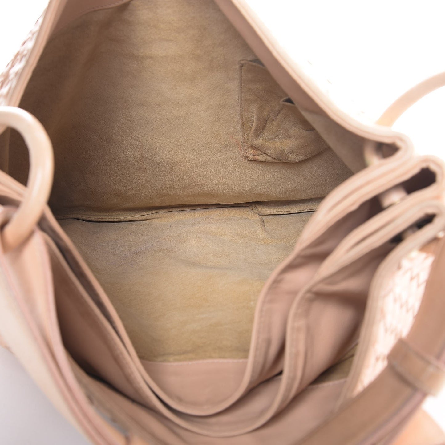 Nappa Intrecciato Duette Shoulder Bag Lotus