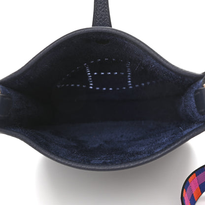 Hermes Taurillon Clemence Amazone Evelyne TPM Bleu Nuit 5 of 11