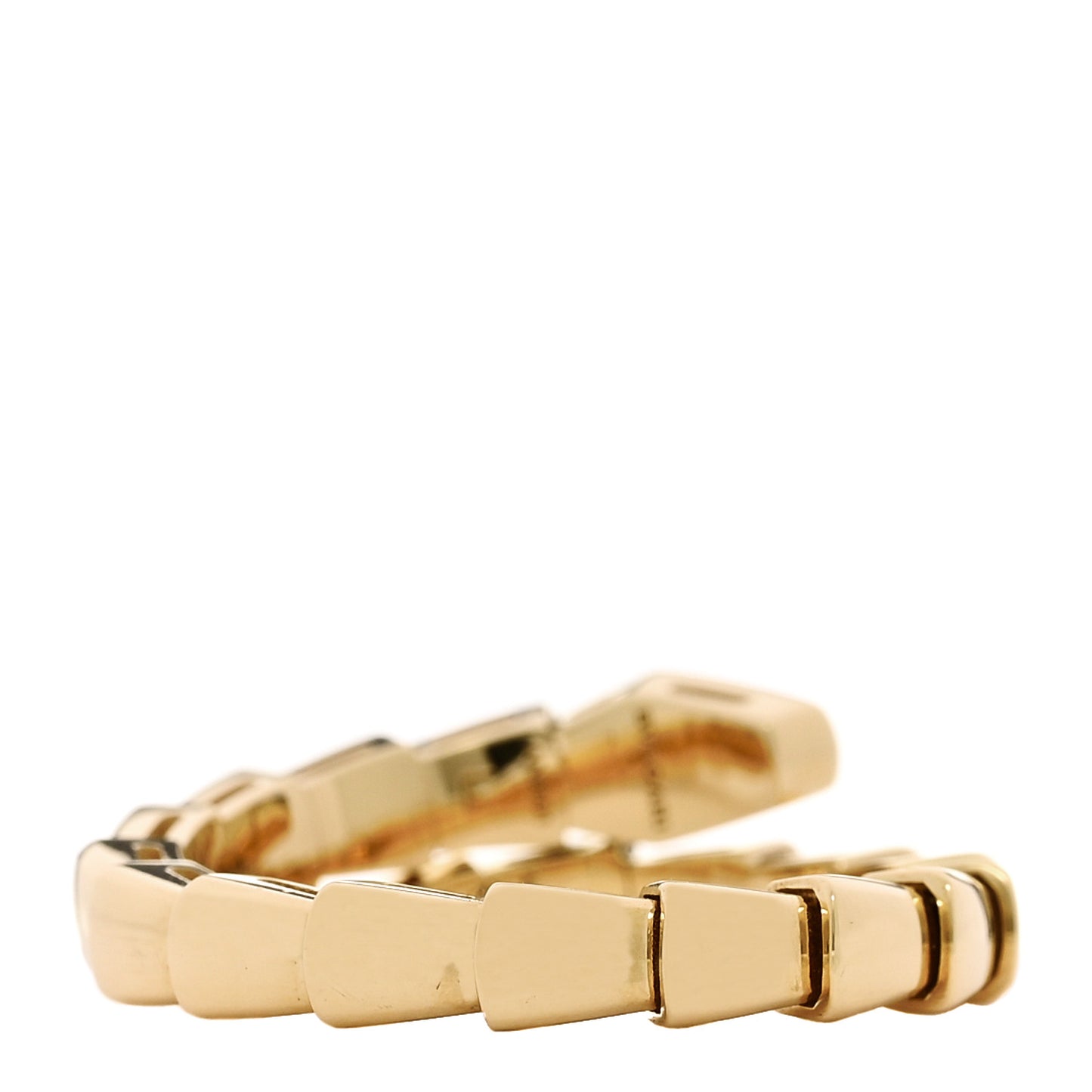 18K Yellow Gold Serpenti Viper Ring L