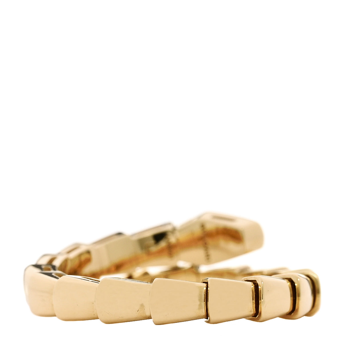 Bulgari 18K Yellow Gold Serpenti Viper Ring L 3 of 5