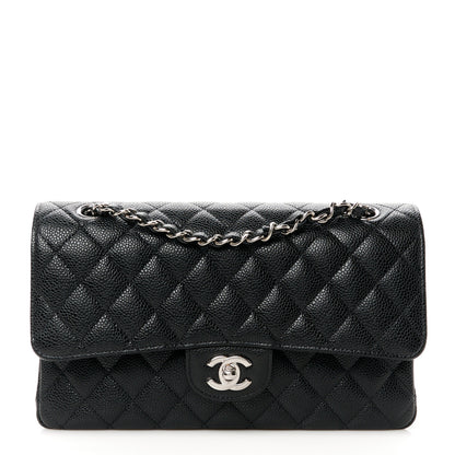 Chanel Caviar Quilted Medium Double Flap Black 1 of 12