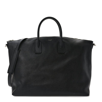 Saint Laurent Grained Calfskin Giant Bowling Bag Black 1 of 10