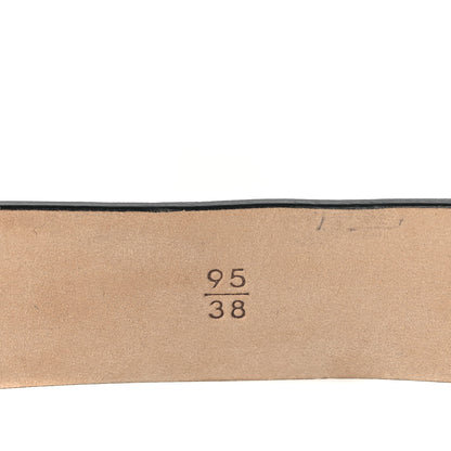 Chanel Calfskin Belt 95 38 Black 5 of 7