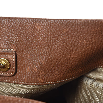 Prada Jacquard Logo Hobo Corda Cuoio 11 of 17