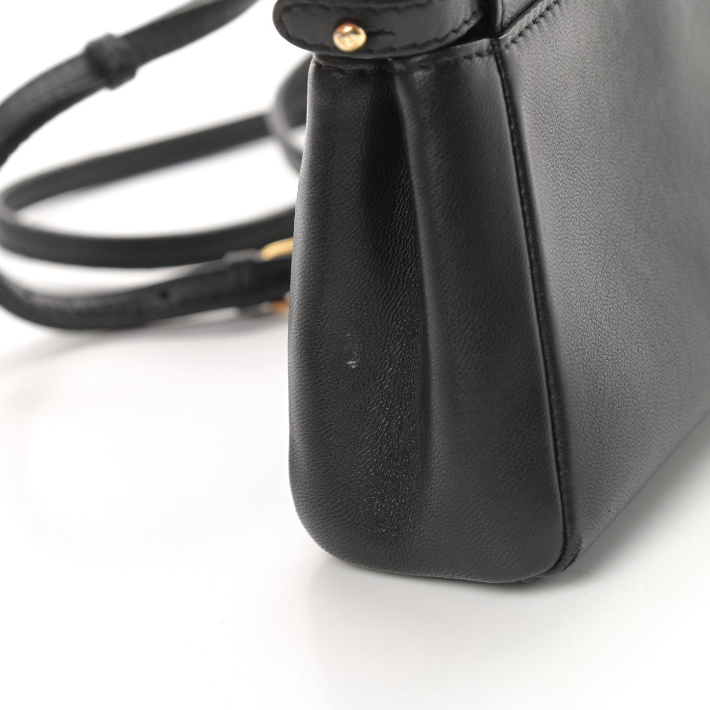 Nappa Micro Peekaboo Iconic Satchel Black