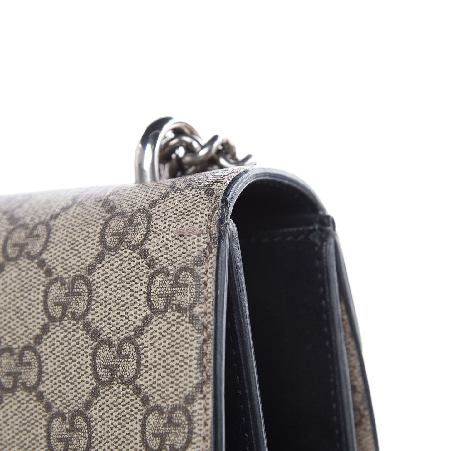 GG Supreme Monogram Small Dionysus Shoulder Bag Black