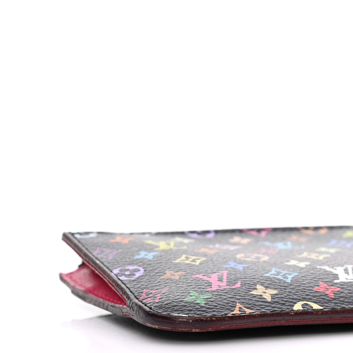 Louis Vuitton Monogram Multicolor Key Pouch Black Grenade 7 of 15