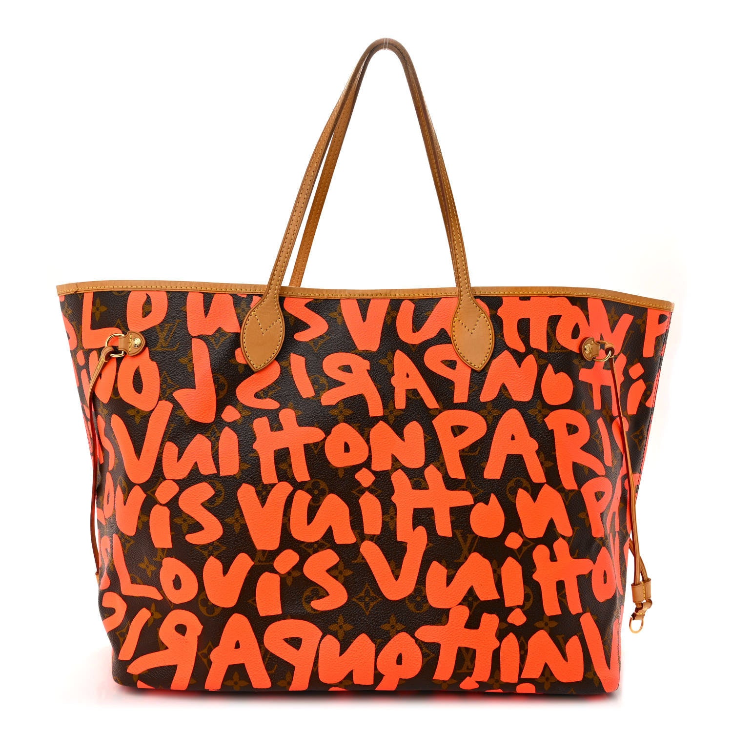 Louis Vuitton Monogram Graffiti Neverfull GM Orange 1 of 10
