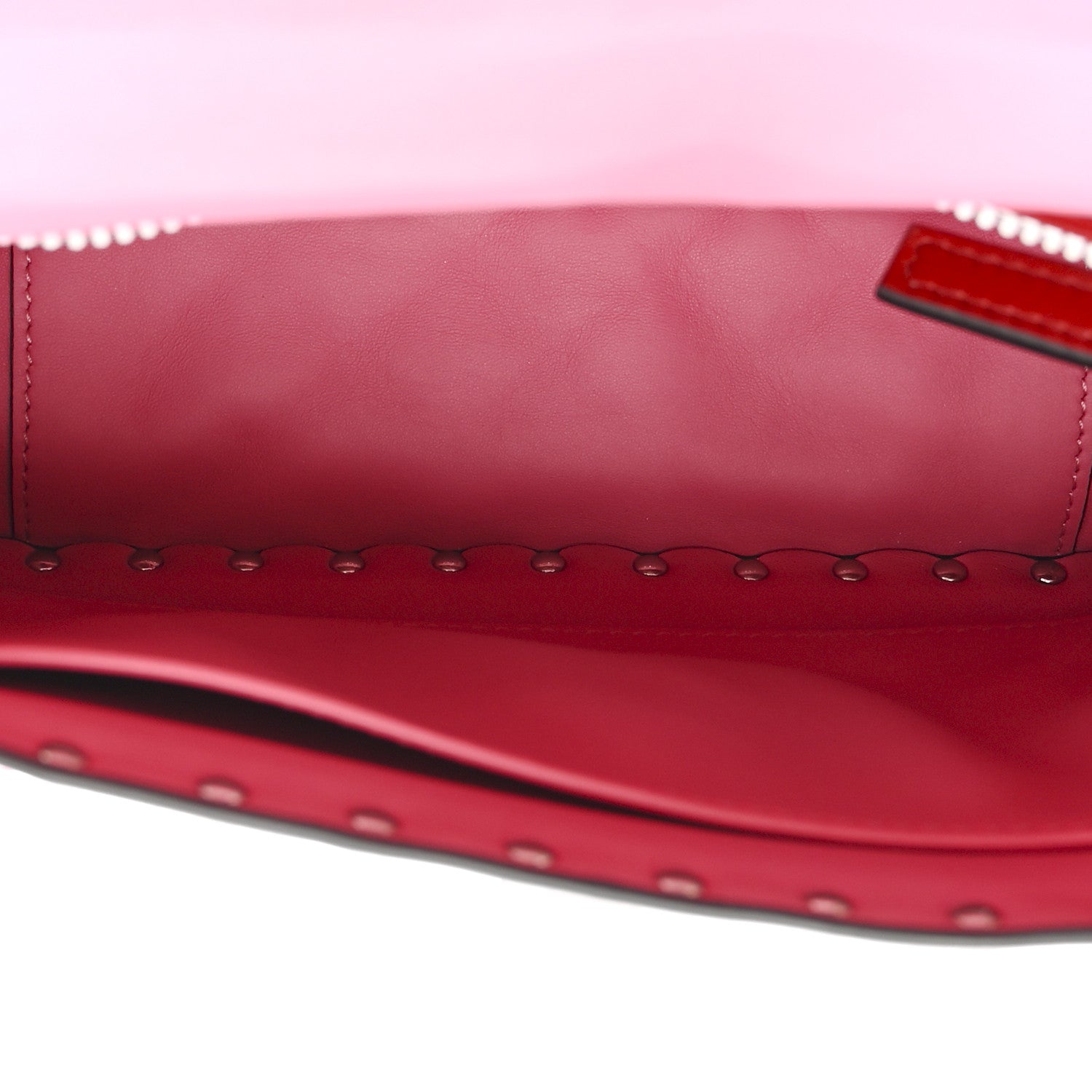 Valentino Garavani Lambskin Medium Free Rockstud Spike Shoulder Bag Shadow Pink 5 of 10