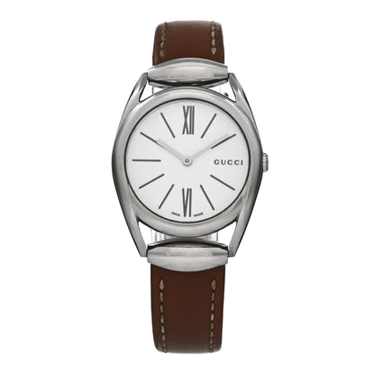 Gucci Stainless Steel Calfskin 30mm Horsebit Quartz Watch 1 of 4