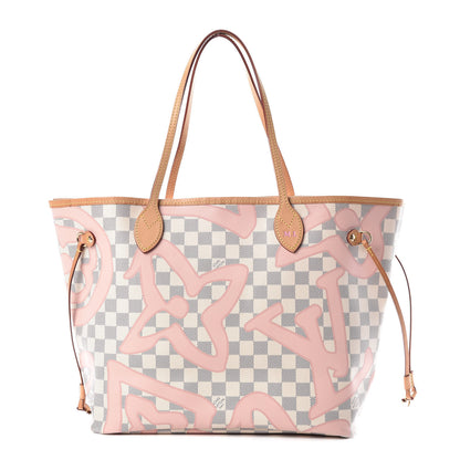 Louis Vuitton Damier Azur Tahitienne Neverfull MM 3 of 13