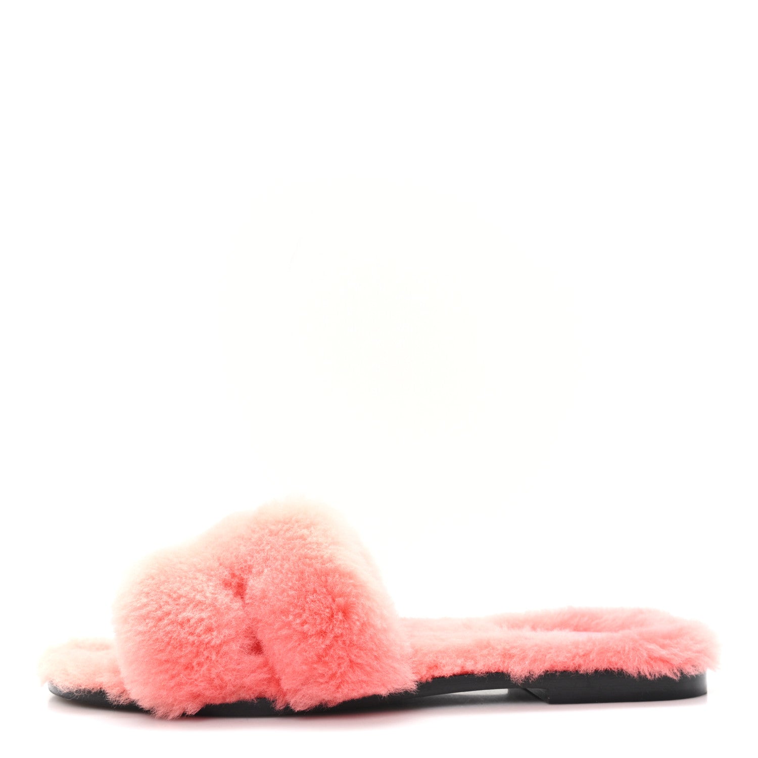 Hermes Woolskin Oran Sandals 38 Rose Du Desert 1 of 8