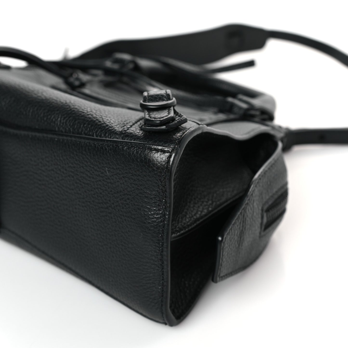 Grained Calfskin Neo Classic Black Hardware Mini City Black