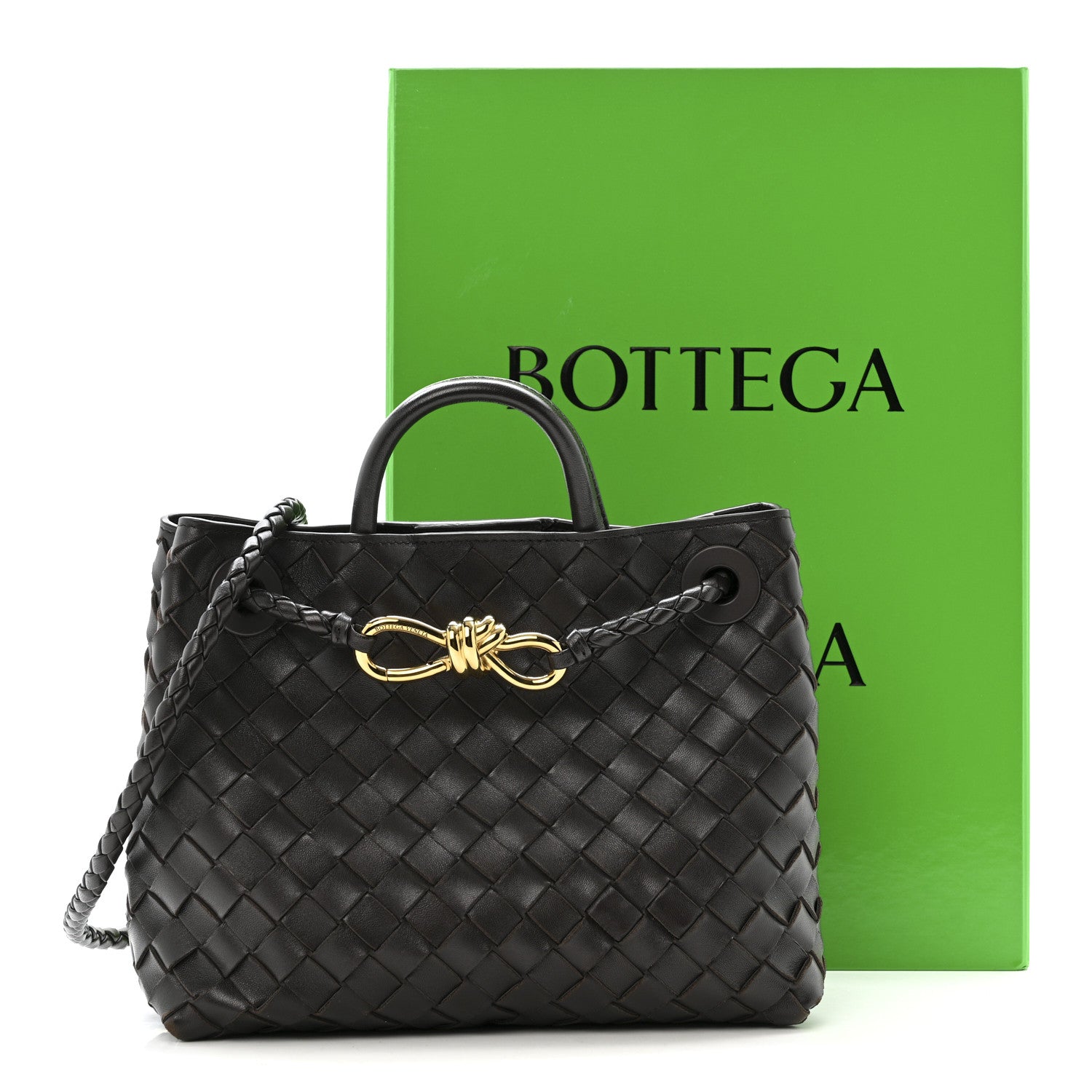 Bottega Veneta Nappa Intrecciato Small Andiamo Shoulder Bag Fondant 12 of 12