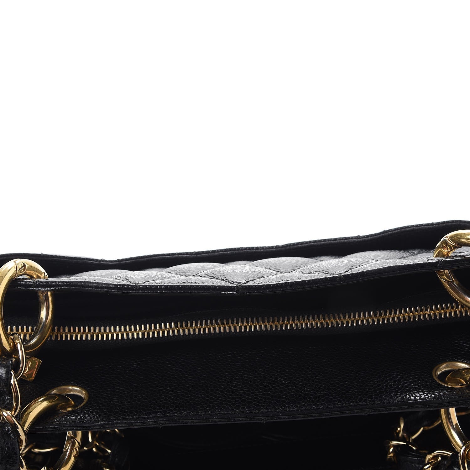 Chanel Caviar Quilted Grand Shopping Tote GST Black 9 of 14