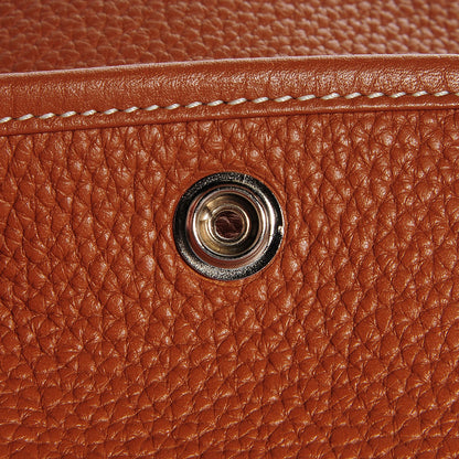 Hermes Taurillon Clemence Evelyne III GM Gold 11 of 17