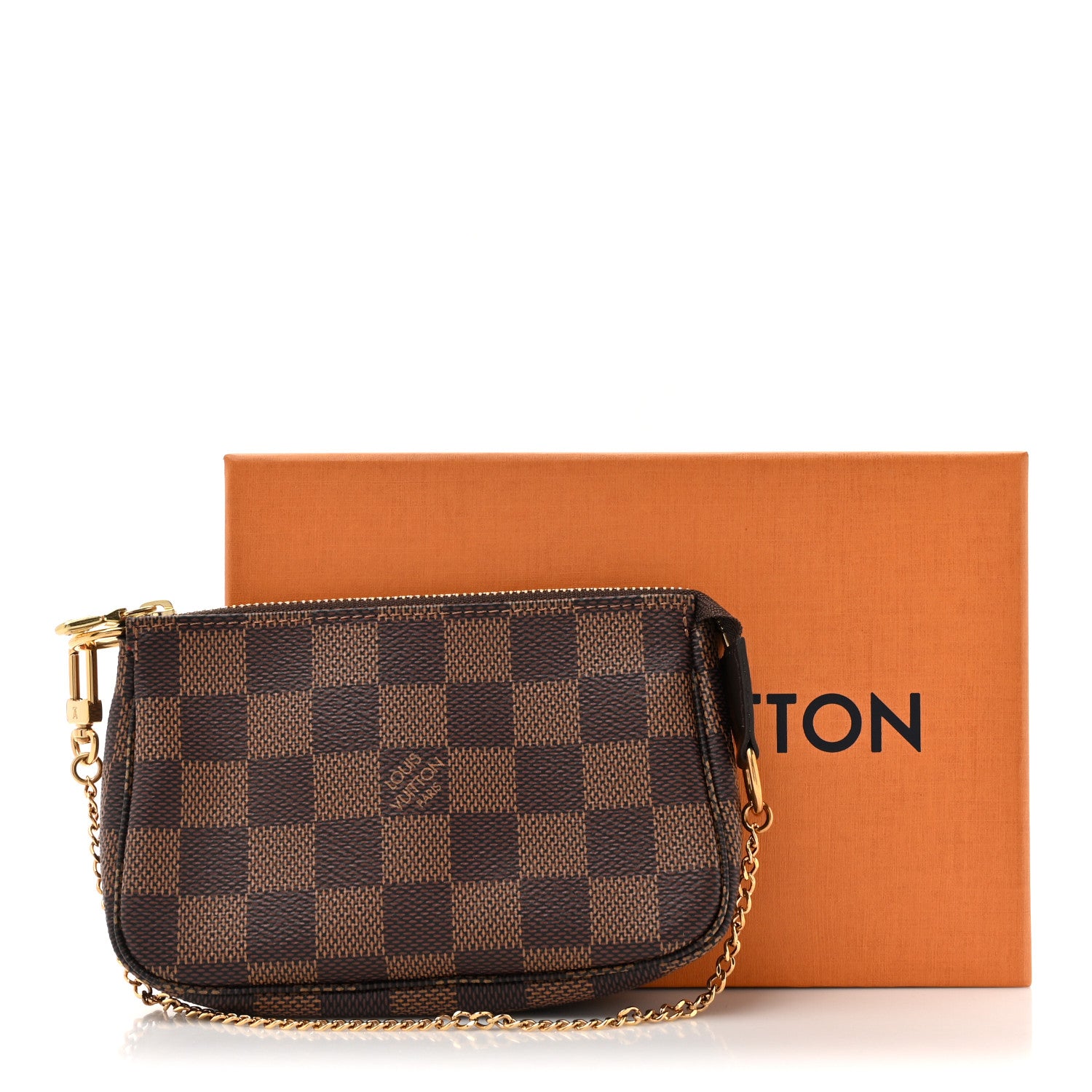 Louis Vuitton Damier Ebene Mini Pochette Accessories 8 of 8