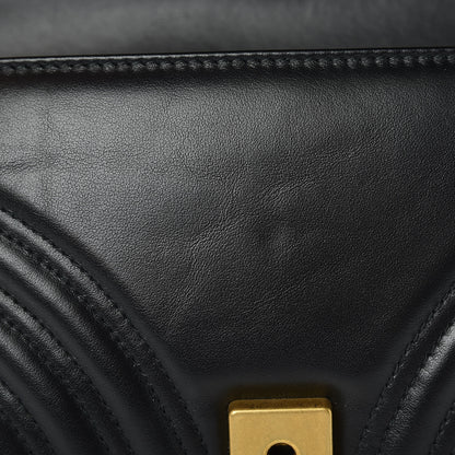 Gucci Calfskin Matelasse Small GG Marmont Shoulder Bag Black 10 of 10
