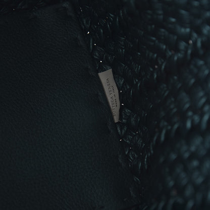 Bottega Veneta Metallic Intrecciato Tote Teal 8 of 9