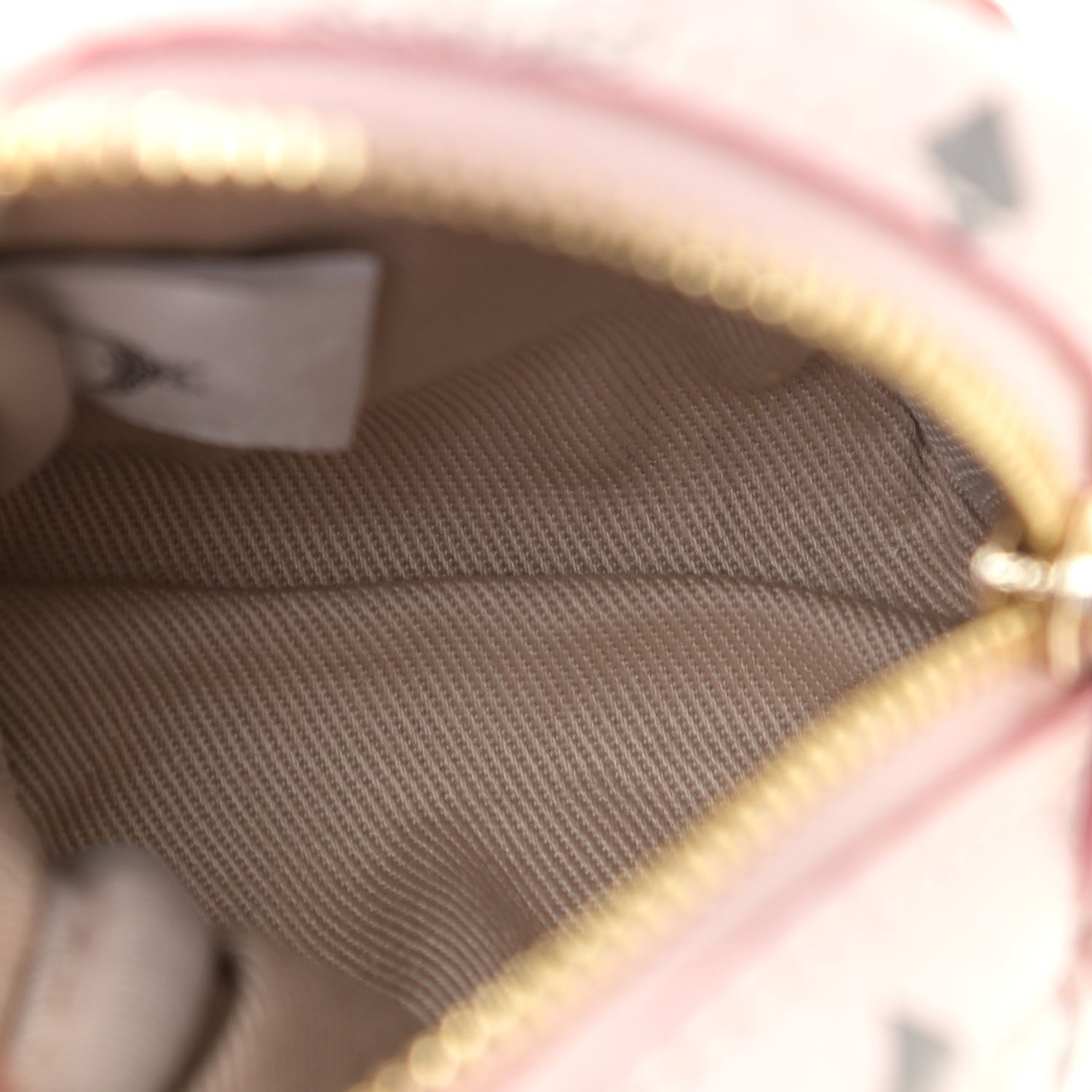 MCM Visetos Backpack Charm Crossbody Soft Pink 4 of 7